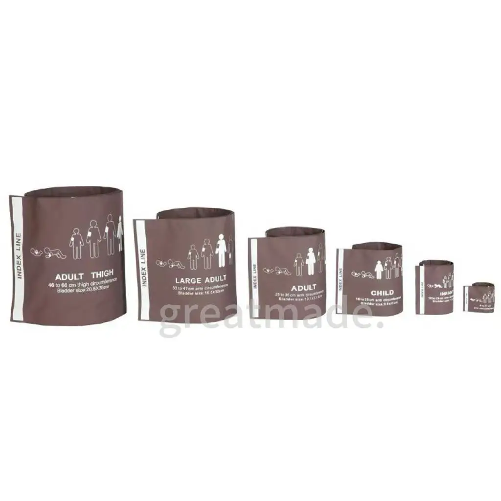 Coffee Color Soft Single‑Tube NIBP Cuff Interconnect Hose Blood Pressure Monitor Air Tube Replacement Spare Accessory