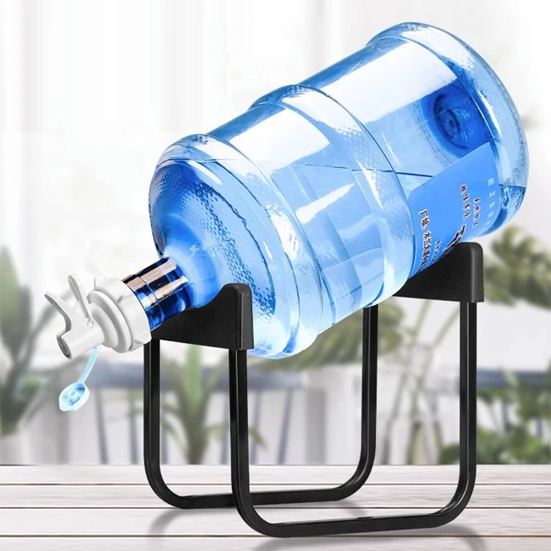 

5 Gallon Water Bottle Stand And Dispenser Nozzle Non-slip Drink Dispenser Stand With Water Spout Rust-proof Jug Stand Compatible