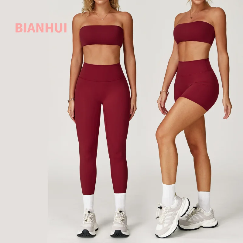 

BIANHUI Women's Tracksuit For Women Butt-lifting Fitness Running Quick-dry Yoga Clothing Running Sports Sport Outfit For Woman