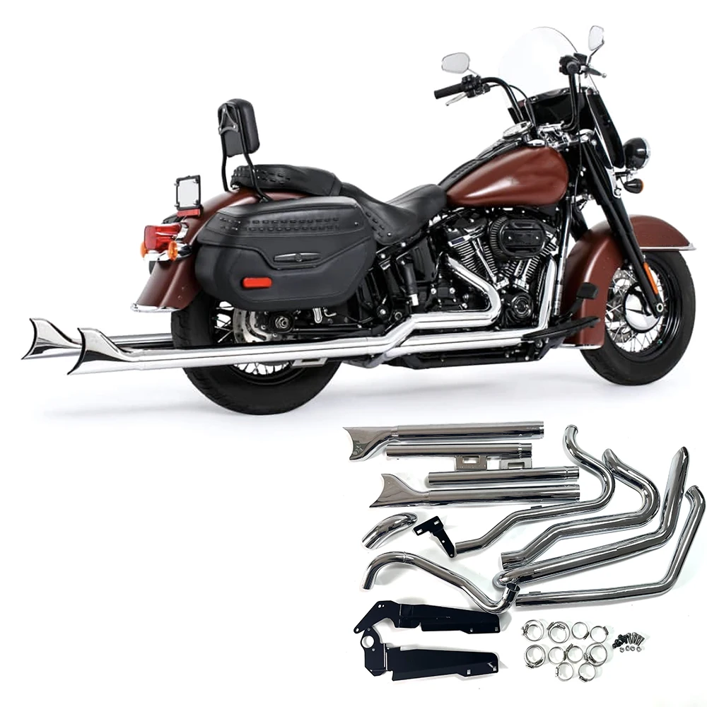 

For Harley Softtail SLIM heritage classic deluxe street bob 2018-2023 Motorcycle exhaust pipe