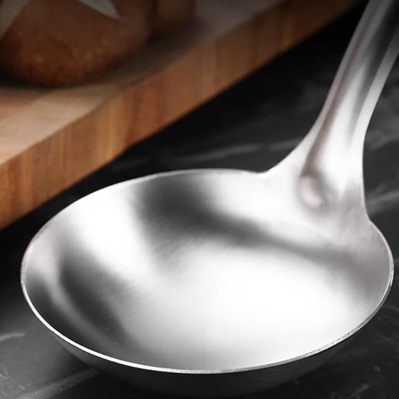 5-częściowy zestaw przyborów kuchennych ze stali nierdzewnej: łopatka, łyżka do zupy, szpatułka, przybory do serwowania, narzędzia do gotowania, gadżety kuchenne