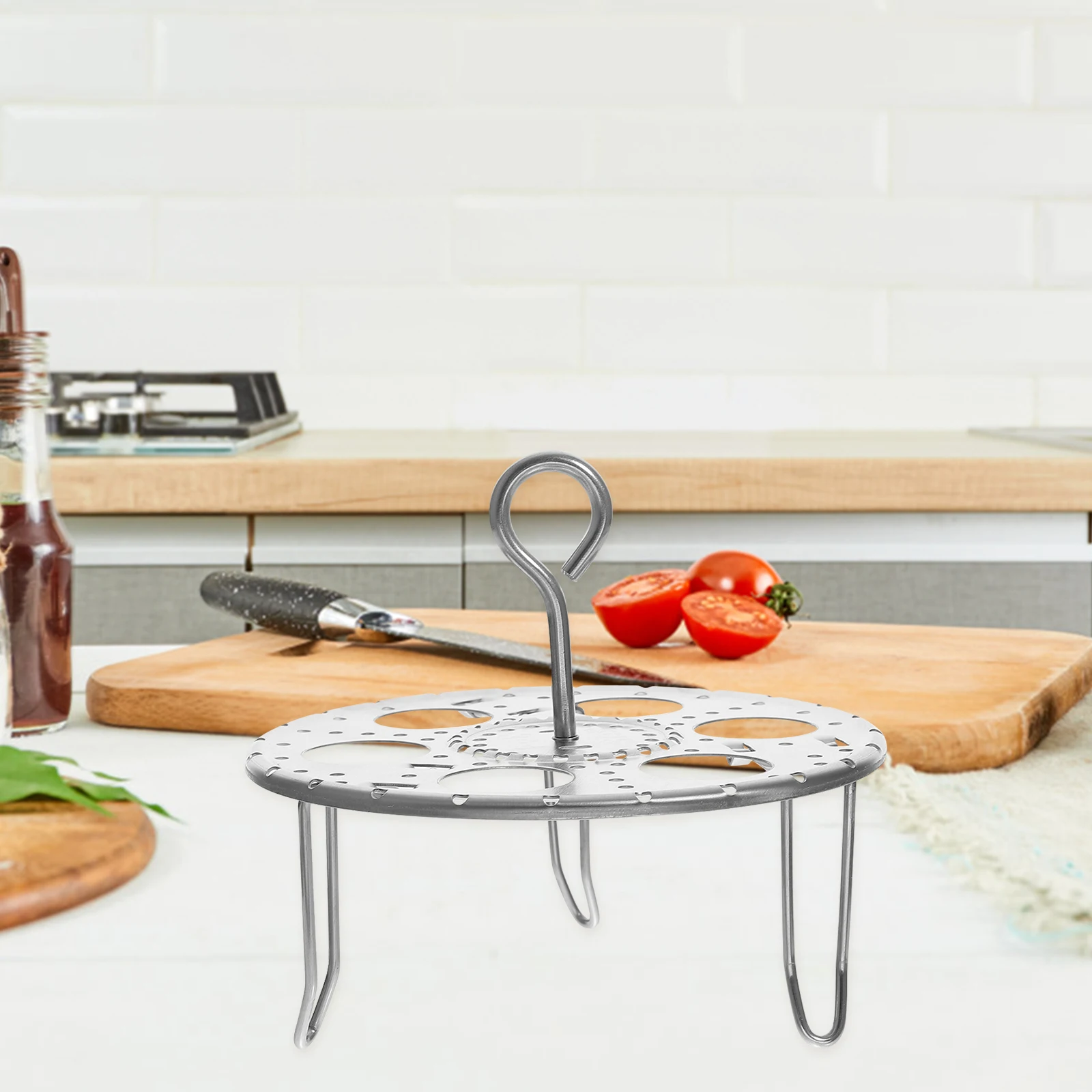 

2pcs Stainless Steel Steamer Rack Foldable Cooking Basket Premium Compact Easy Storage Food Grade Safe Hygienic Nutrient