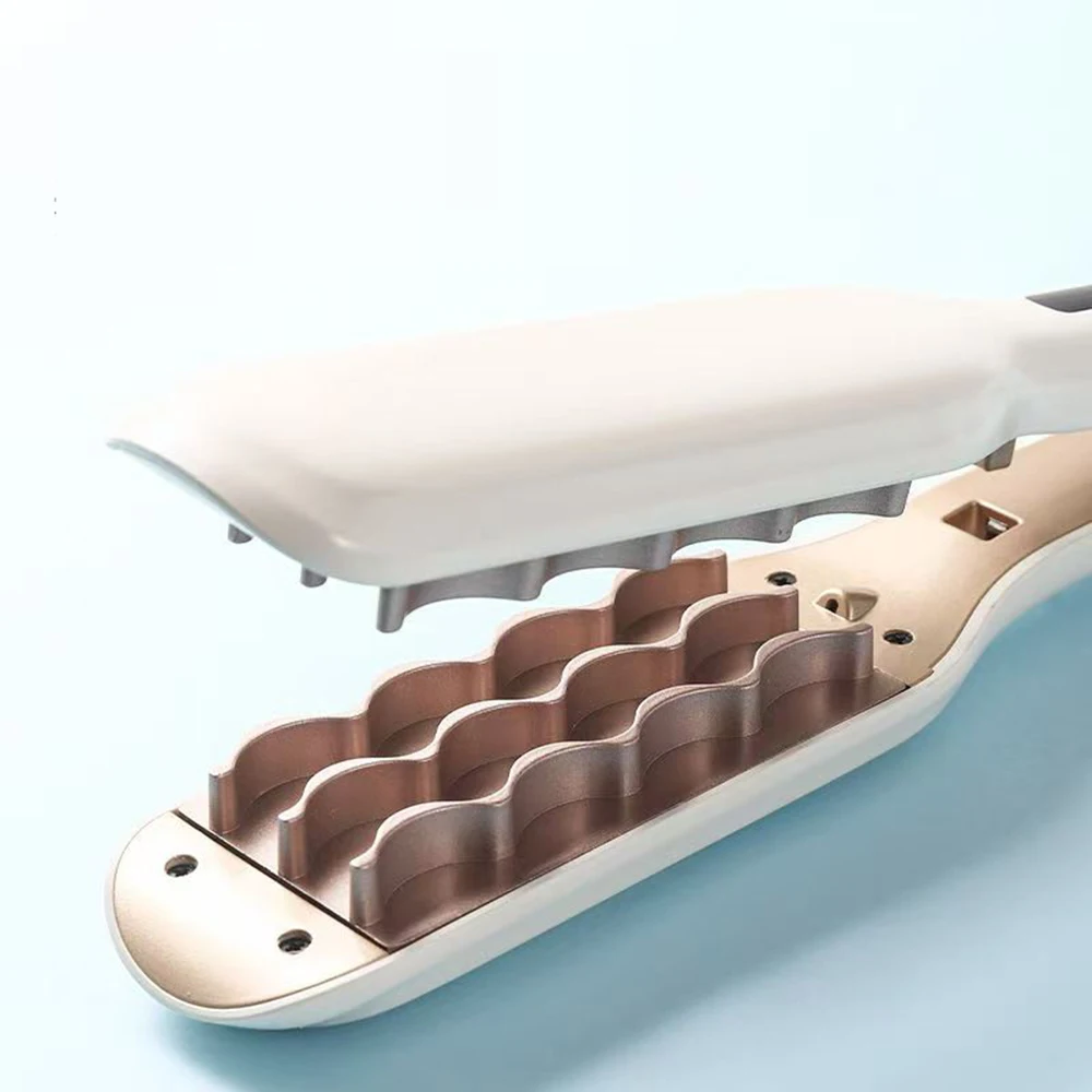Electric Hair Curle Hair Styling Tools 13MM Flat Iron Hair Water Ripple Curling Iron Beach Waves Corn Perm Splint