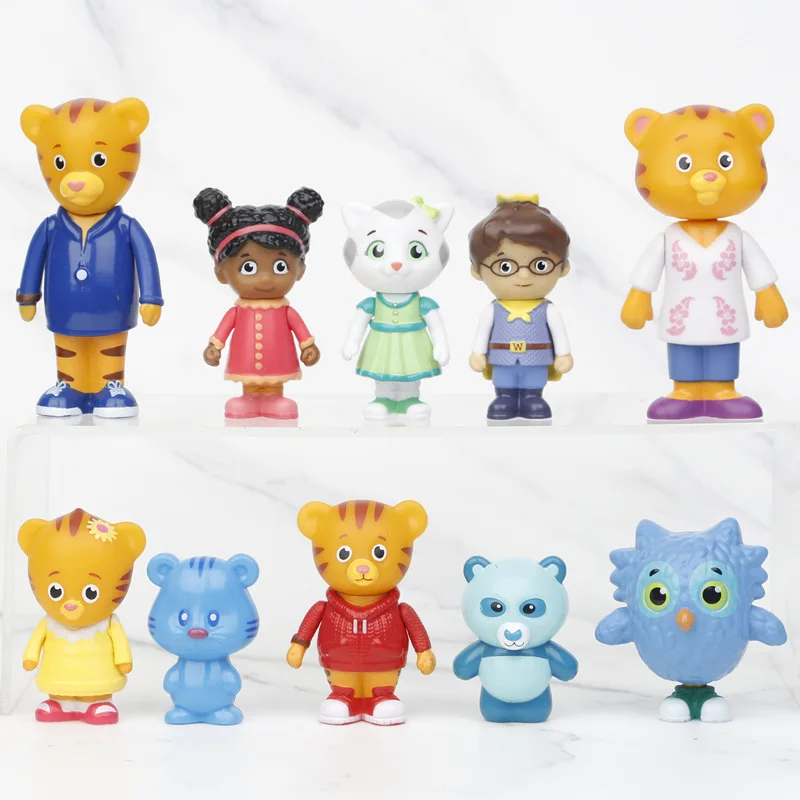 Daniel Tiger's Neighborhood Figure Toy Daniel Tiger Katerina Kittycat O the Owl Miss Elaina Prince Model Doll