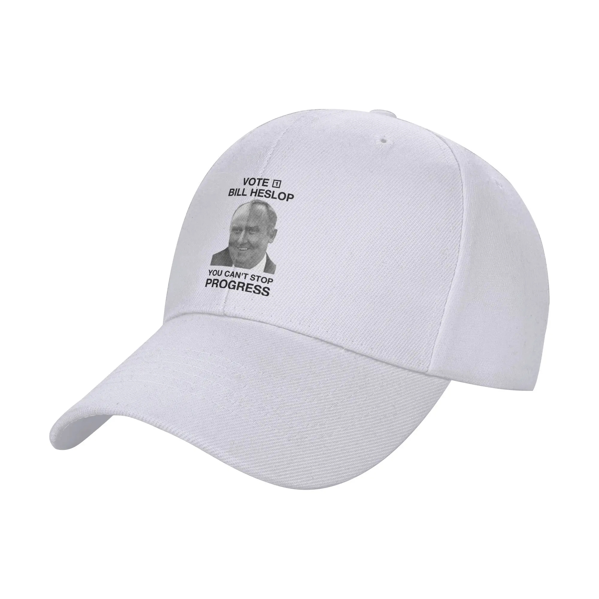 Vote 1 Bill Heslop You Cant Stop Progress Trendy Baseball Cap Bar Visit Spring Cap Trucker Cap