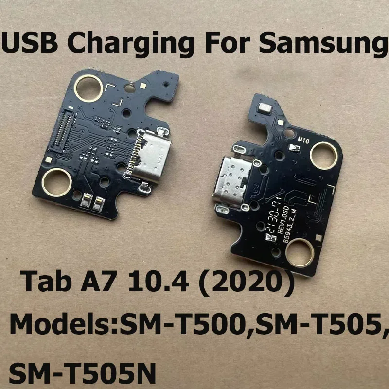 

USB Flex For Samsung Galaxy Tab A7 10.4 2020 USB Charging Dock Board Connector Fast Charger Port Flex Cable SM-T500 SM-T505