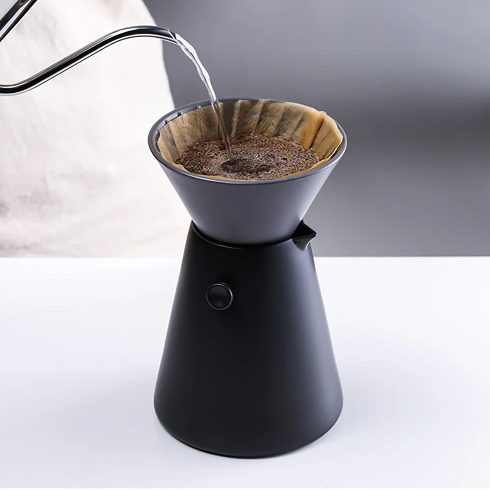 650ml Drip Coffee Filter Cup Coffee Set Coffee Accessories Pot Hand Brewed Coffee Pot Set Household Coffee Making Equipment