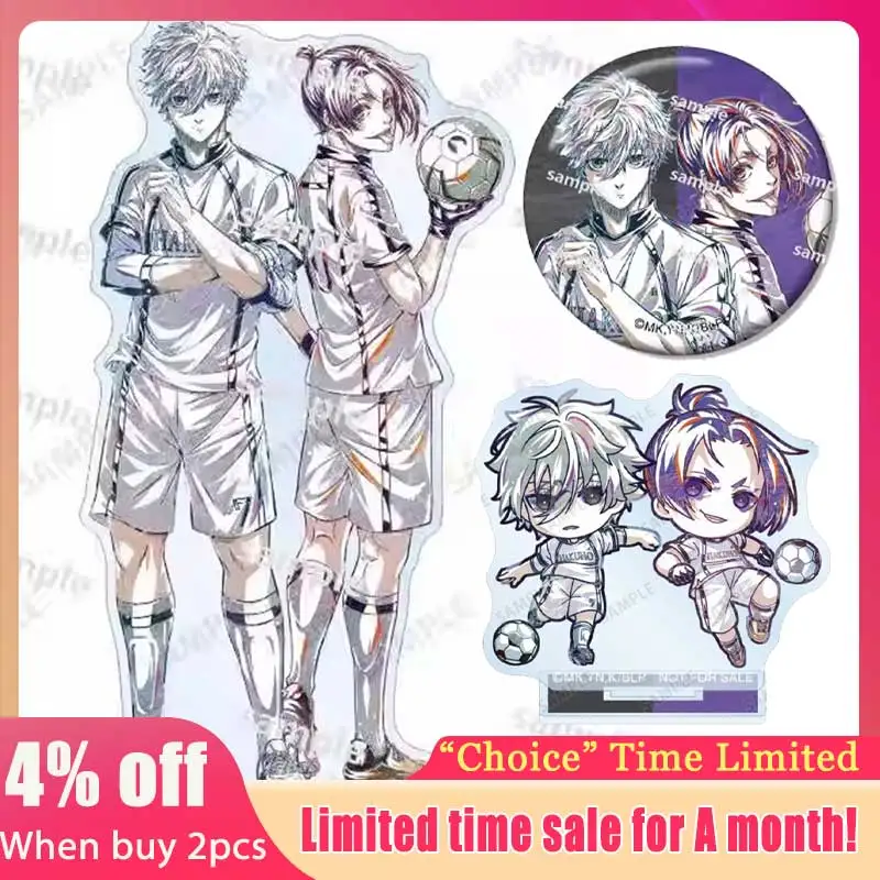 

Blue Lock Ani-Art BIG Acg Stand Twin Nigi / Reo Stroke Фигурка Акриловая подставка Cute Seishiro Nagi Металлические товары Cute Reo Mikage Toys