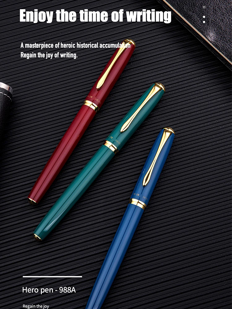 Pluma estilográfica Hero 998A, - Stationery Supply Business reseña y precio