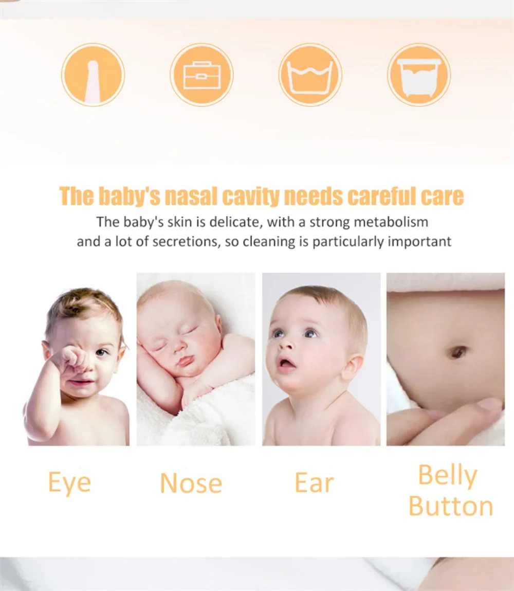 1/2/3 Stück/Set Sicherheits-Pinzetten mit abgerundeten Spitzen für die Reinigung von Babyohrenschmalz, Nasensekret und Nabelschmutz, für die tägliche Babypflege – Detail 2