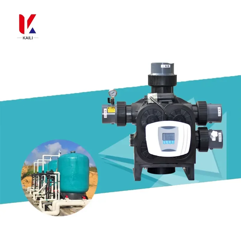 50t/h Multi - Functional Flow Automatic Tap Water Filter Machine Control Valve for Water Treatment Systems