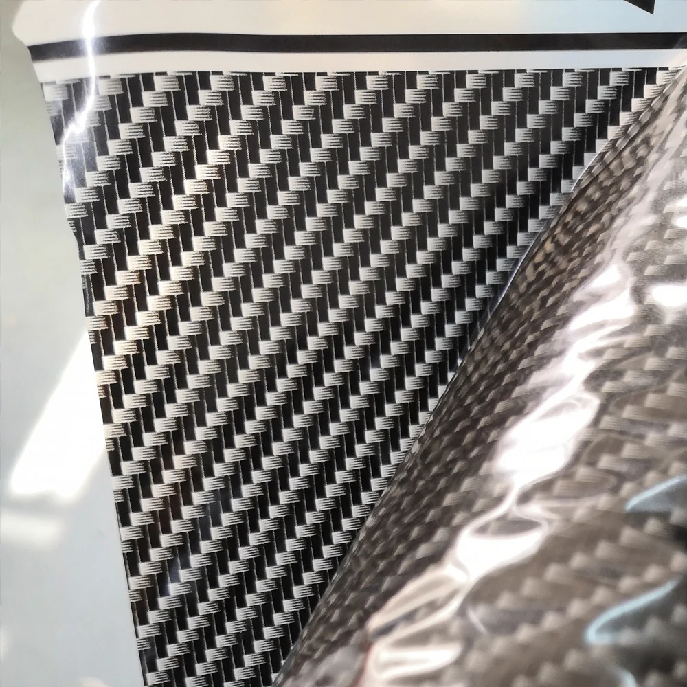 

20M Length Carbon Fibre Water Transfer Hydrographic Film Width 50cm Hydrographic Film Black +Transparent WDF1508B