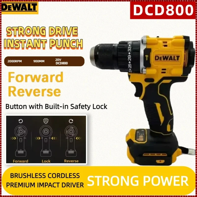 Dewalt DCD800 1/2 I… - image