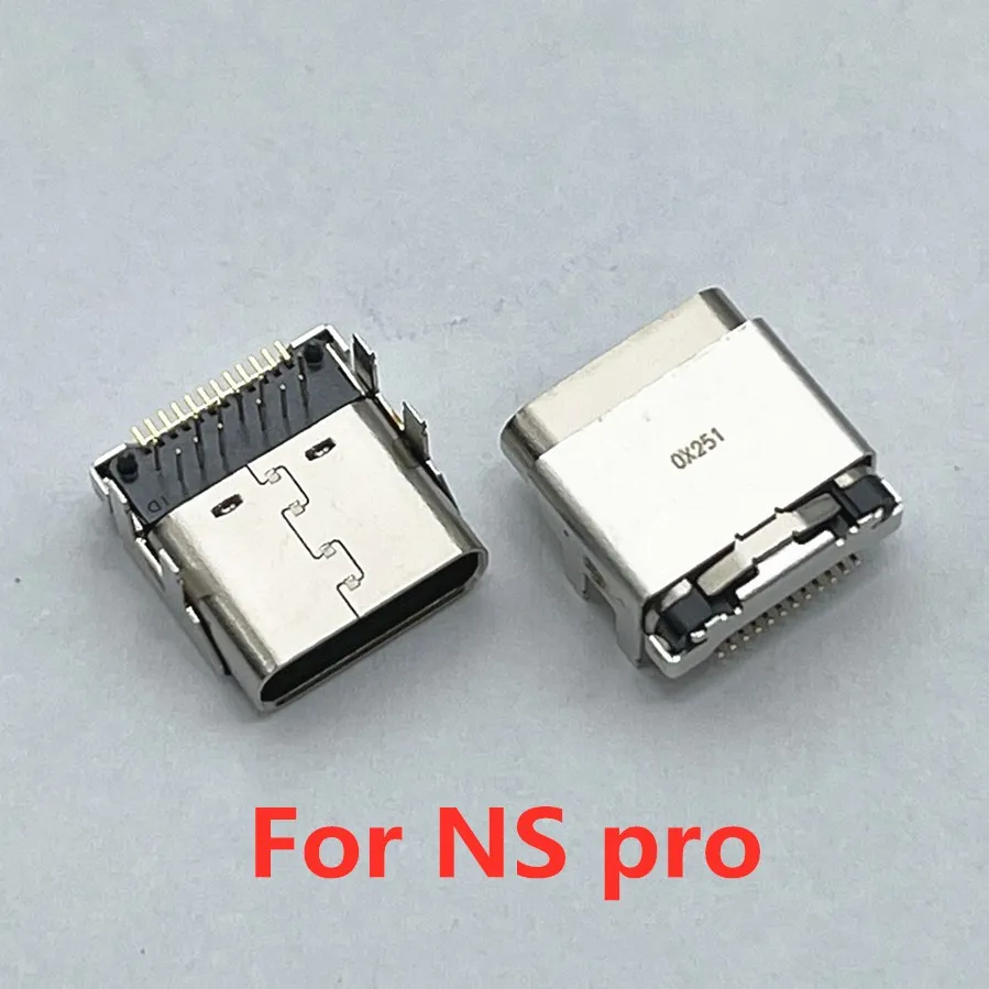 1-5pcs For Switch Lite Console Power Connector Type-C Charger Socket Jack For NS Switch OLED NS pro NS lite USB Charging Port