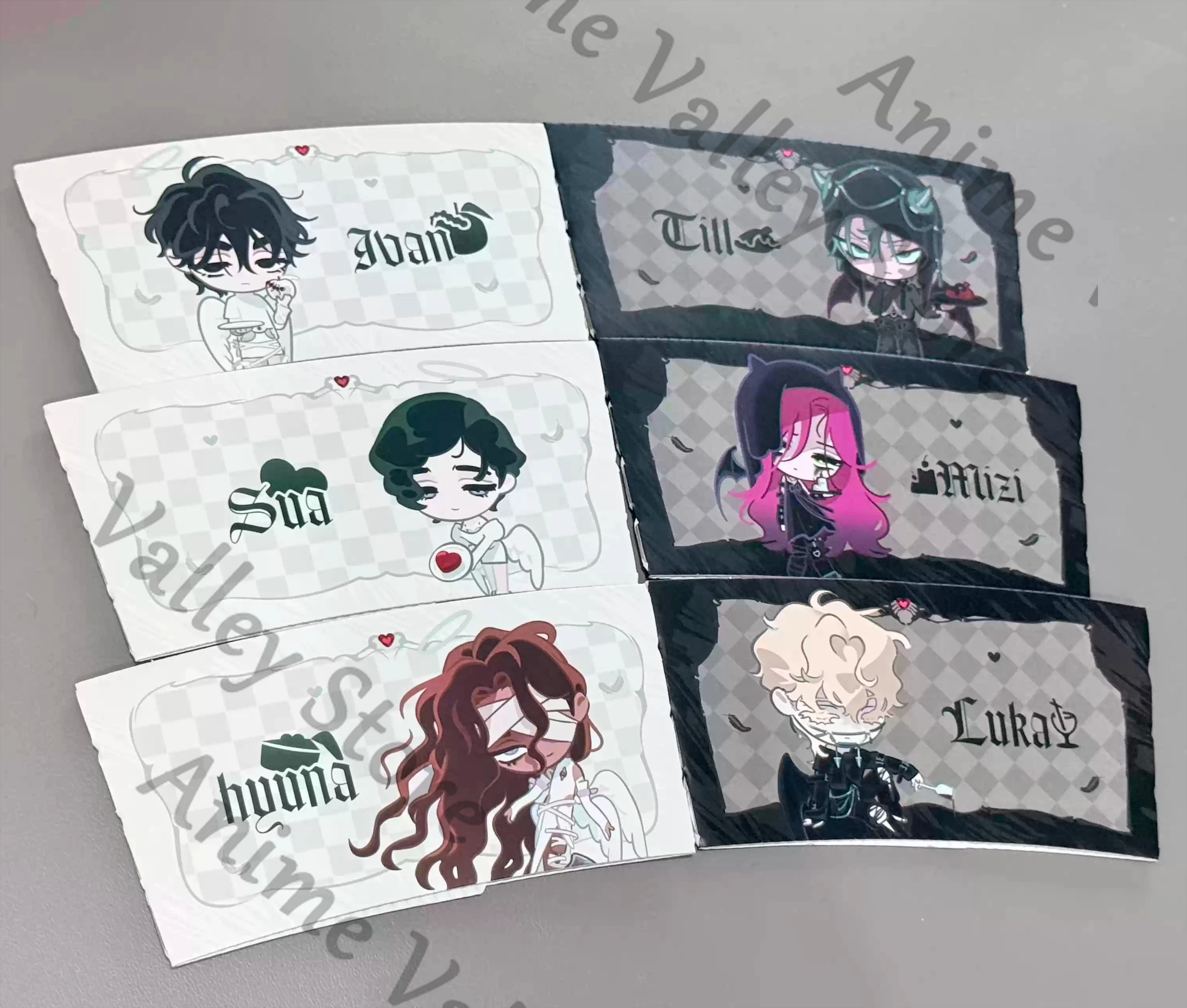 

Genuine AnimeAlien Stage Ivan Till Sua Luka MiZi Hyuna Cosplay Angels Demons Paper Cup Sleeve Cartoon Cups Cover Syringe Holder
