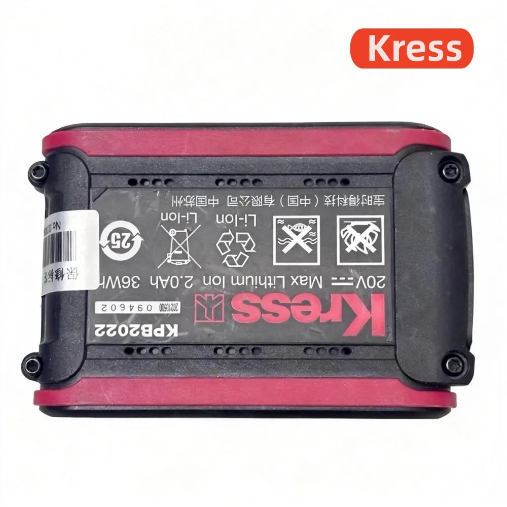 

100%Original 2Ah 4Ah for Kress 20V KPB2022 KU211 KG350 Electric Drill Angle Grinder Saw Screwdriver Hammer Power Tool Battery