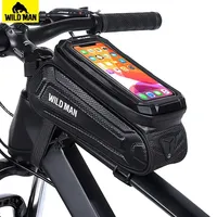 WILD MAN Rainproof Bicycle Bag Touch Screen Bicycle Bag Hard Case EVA Riding Equipment bike accessories