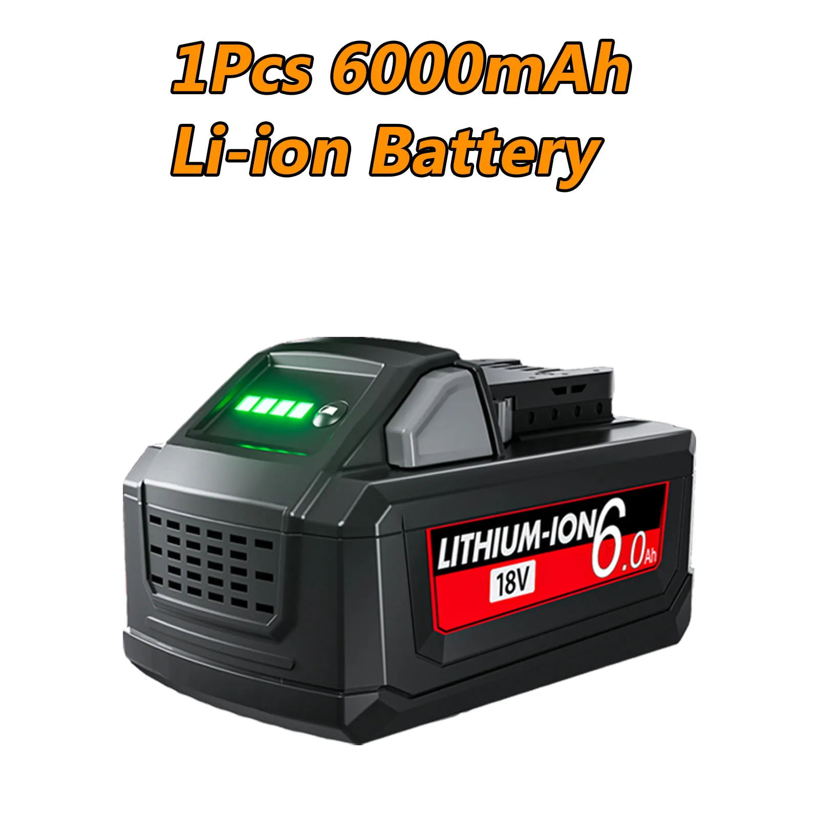 Voor Milwaukee M18 6000mAh Batterij 18V Li-Ion M18B5 48-11-1860 48-11-1850 48-11-1840 48-11-1830 48-11-1820 Vervangende Batterijen