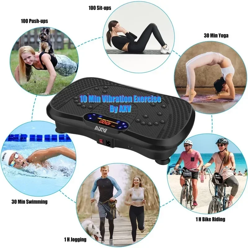 For Vibration Plate Exercise Machine Whole Body Workout Power Vibrate Fitness Platform Vibrating Machine Exercise Board