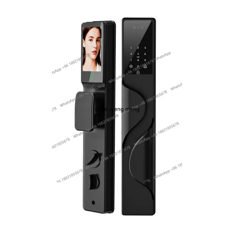 

Real Time Intercom Palm Vein Recognition Intelligente Tuya Wifi 3DFace Unlock Outdoor Front Smart Digital Door Lock With Camera