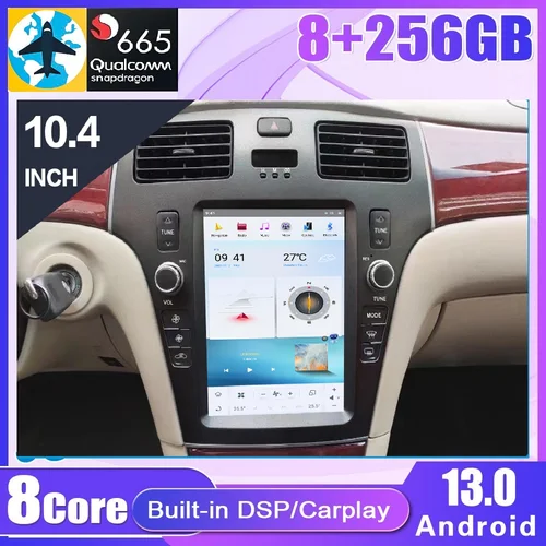 Android 13.0, Lexus es300,es330,トヨタウィンドーム2001-2005,GPS画面,オーディオおよびビデオ,ラジオおよびDVDを備えたカーマルチメディアプレーヤー