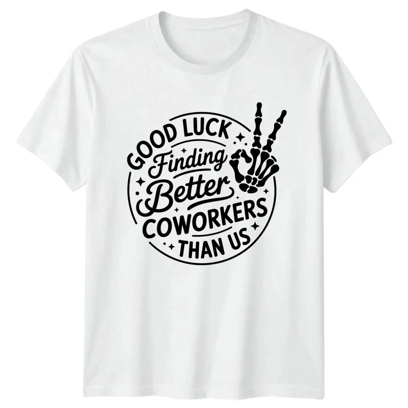 Футболка Good Luck Finding Better Coworkers с принтом, винтажная, с эффектом потертости, слегка эластичная, для мужчин, для офиса, работы, на прощание с коллегами.