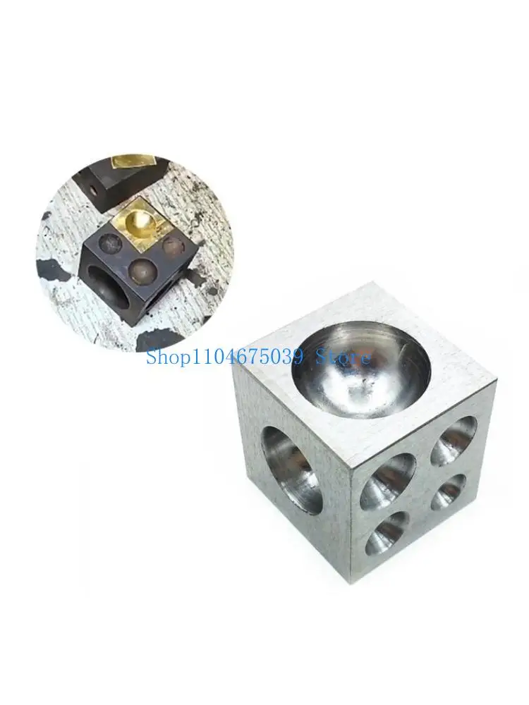 5asd Dapping Doming Block Metalworking Tool Silver Jewelry Making Steel Doming