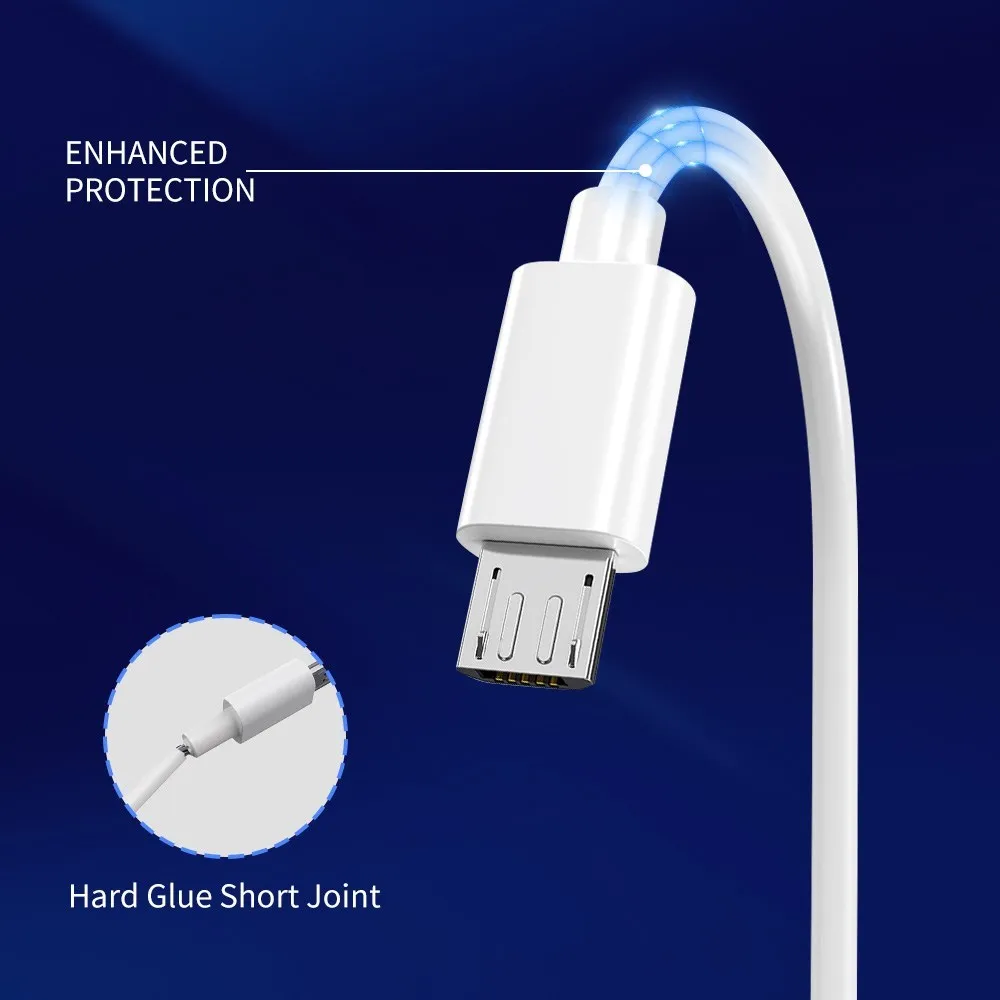 Micro USB Cable 2A 1M/2M/3M Fast Charging For Android Phone Data Cable For Xbox One/PS4 Controller Accessories Power Cable