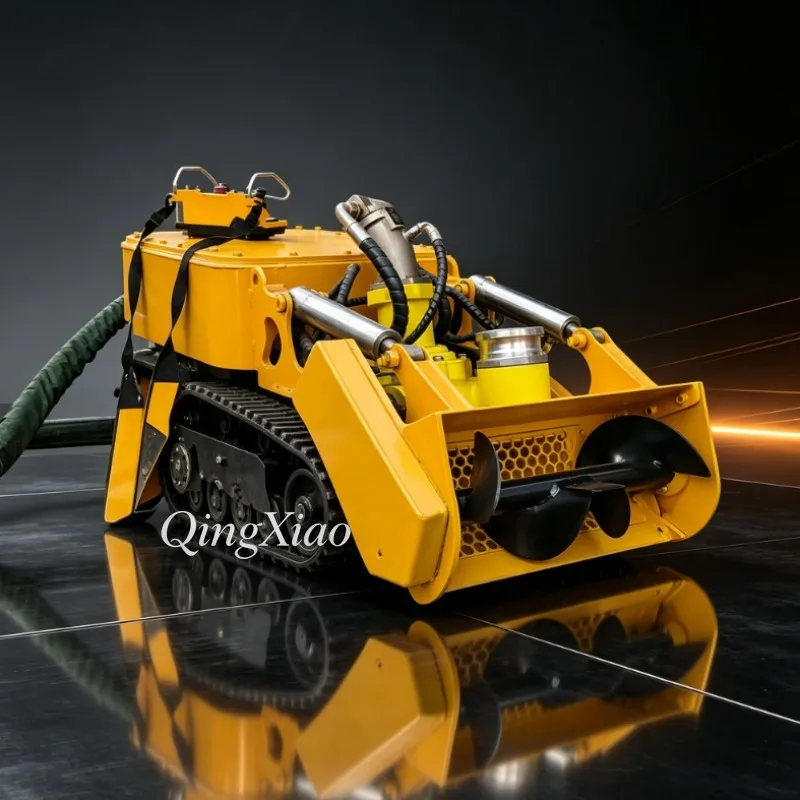 FOBSubmersible Municipal Drain Dredging Robot Waterproof Remote Control Silt Removal Machine For City Infrastructure Maintenance