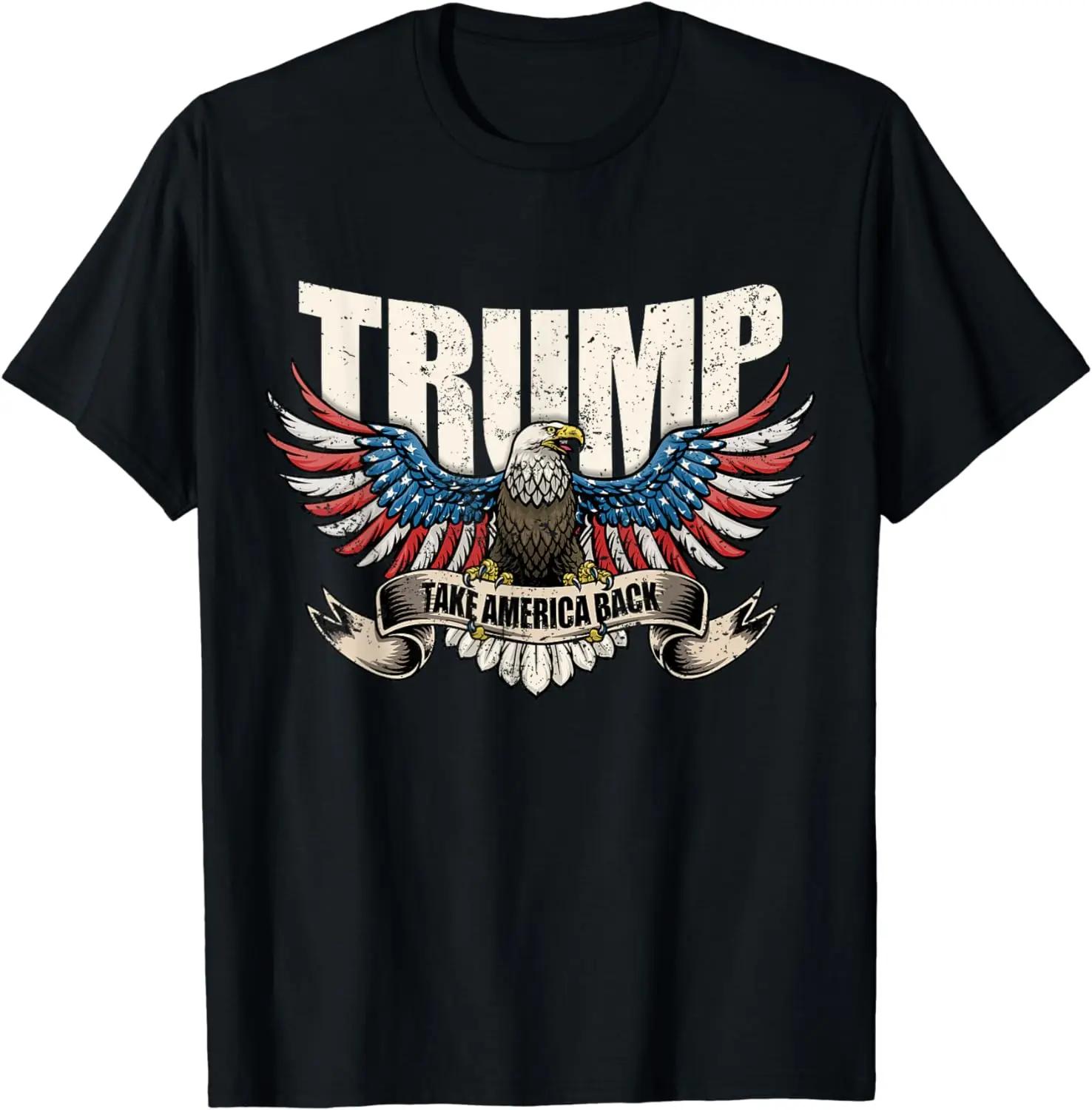 Trump 2024 Flag Take America Back Men Women Donald Trump T-Shirt Men Clothing Streetwear Graphic T Shirts Camisas