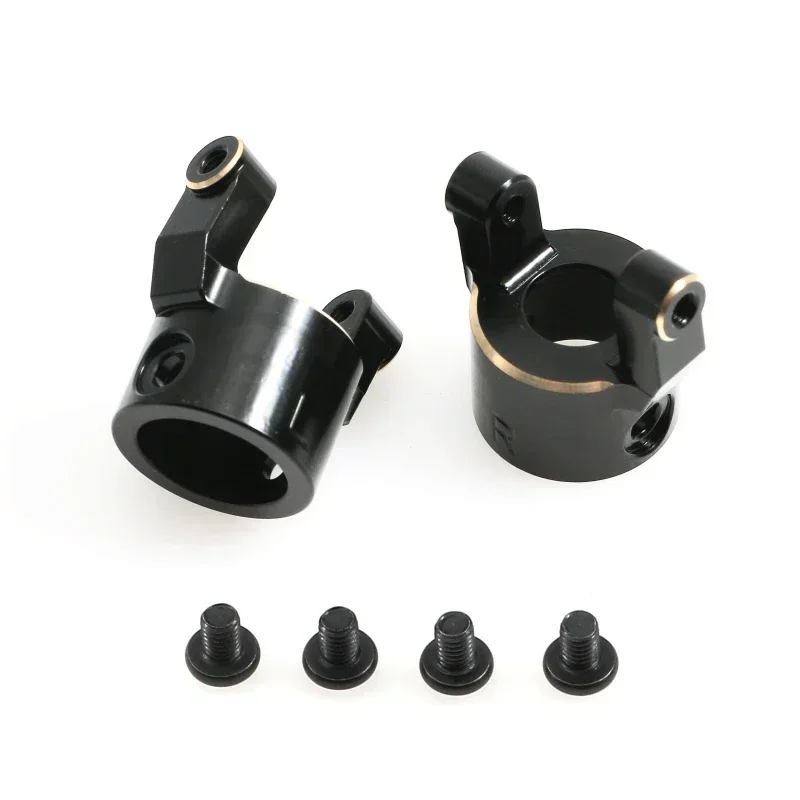 Revestimento preto de bronze dianteiro c hub transportadora c-hub bloco de rodízio para axial scx10 pro 1/10 rc rastreador carro atualização peças acessórios