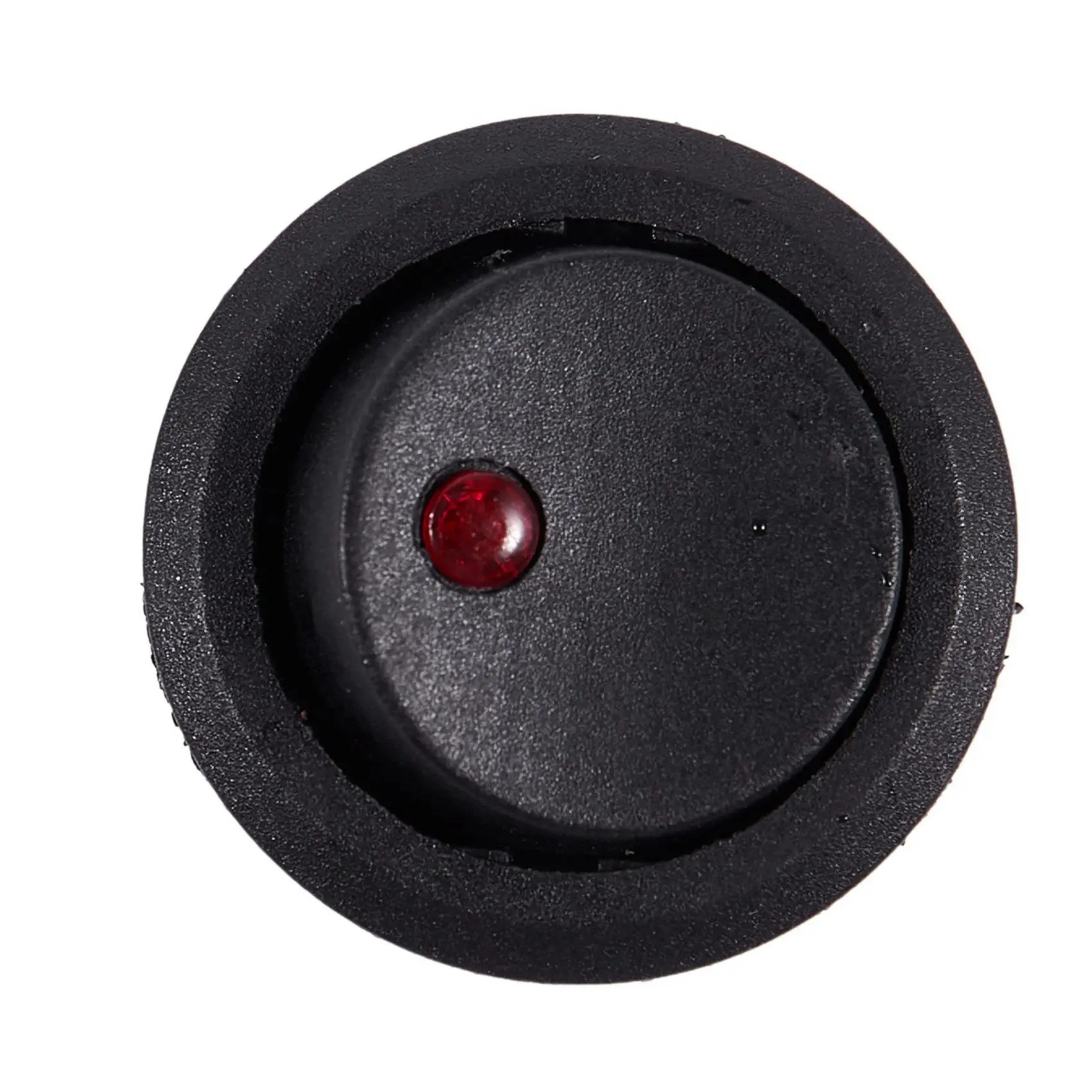 L70A 2X 12V LED Inverter Goyang Saklar Rocker Bulat SPST ON-OFF untuk Perahu Mobil Biru & Merah