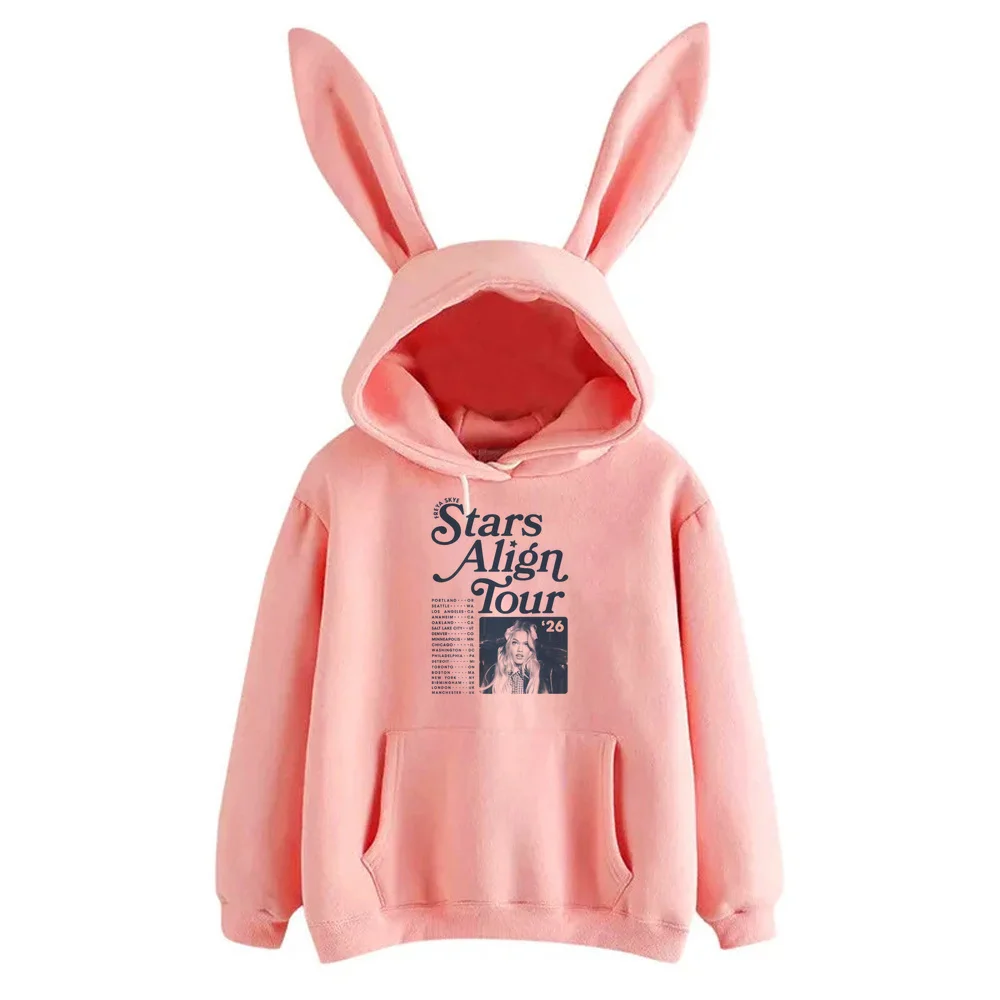 Freya Skye women hoodies anime sweatshirt unisex 2000s hip hop long sleeve pullover Women Loose