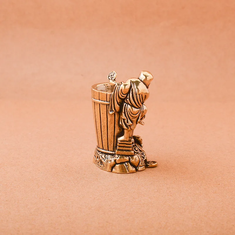 Pure Brass Xitong Pen Holder Desktop Ornament Home And Office Decoration