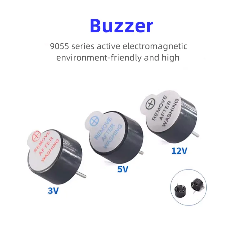 2PCS/LOT 9055 3V/5V/12V Active Integrated Electromagnetic Buzzer TMB09A05/09A03/09A12 Buzzer