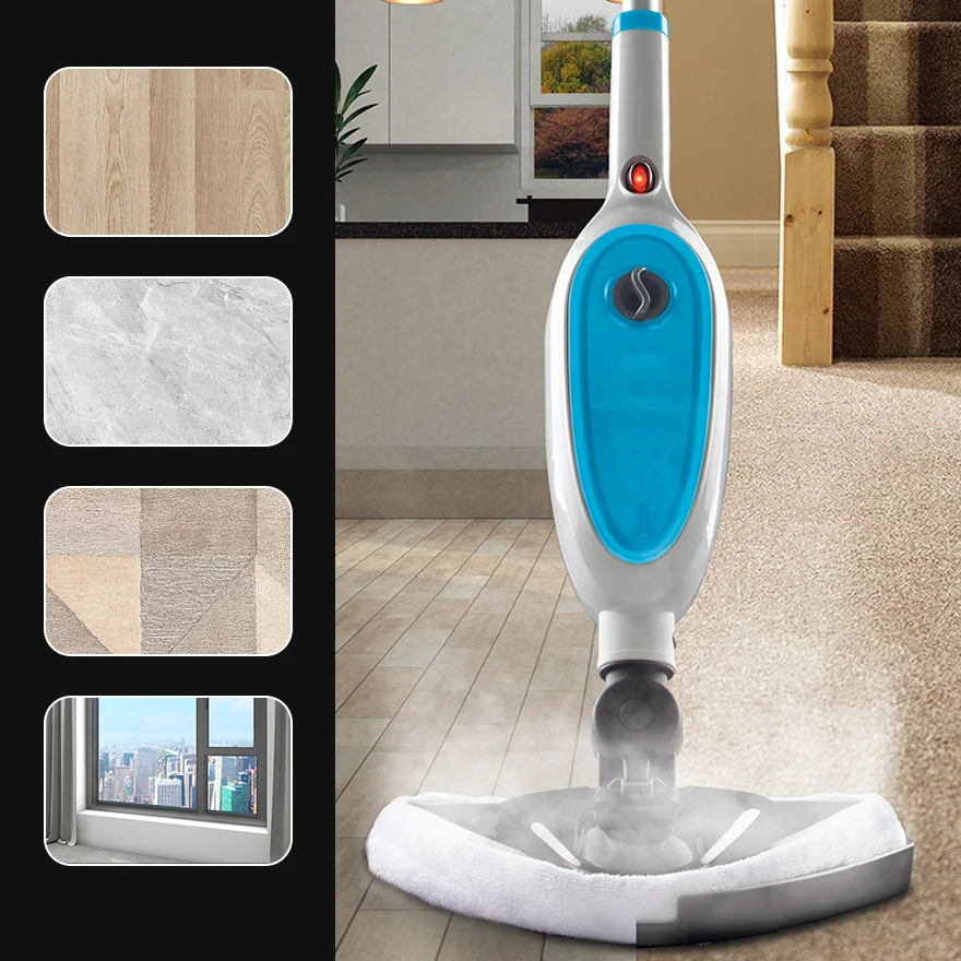 2025 OEM/ODM Scopa a vapore multifunzione 11 in 1 - Pulitore per pavimenti portatile ad alta temperatura con design intelligente
