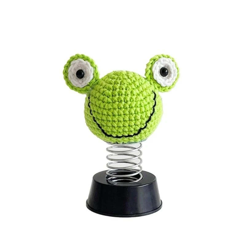 

A2BF Dashboard Decoration Accessory Crochet Decors Interior Ornament Wobble Figure