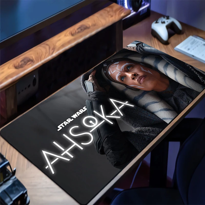 

Mouse Pad Desk Mat Anime Playmat Gaming Mousepad S-star W-wars Ahsoka Tano Speed Computer And Office Gamer Cabinet Keyboard Pad