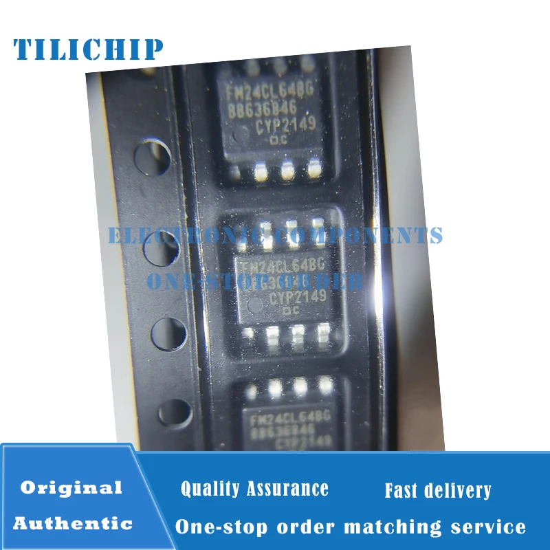 10pcs FM24CL64B-GTR 64Kbit I2C interface FRAM ferroelectric memory chip