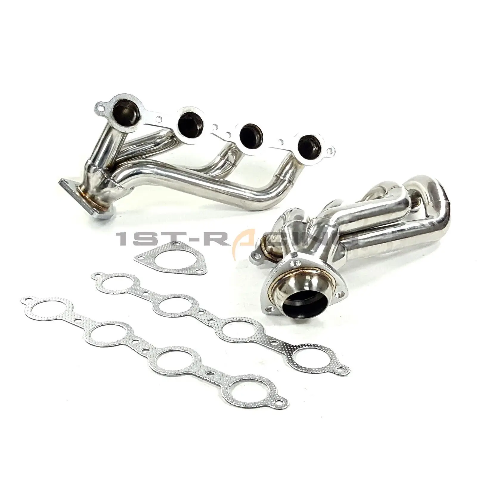 Shorty Exhaust Headers for 02-16 Chevy Silverado 1500 2500HD 3500HD Pickup V8 5.3L 6.0L