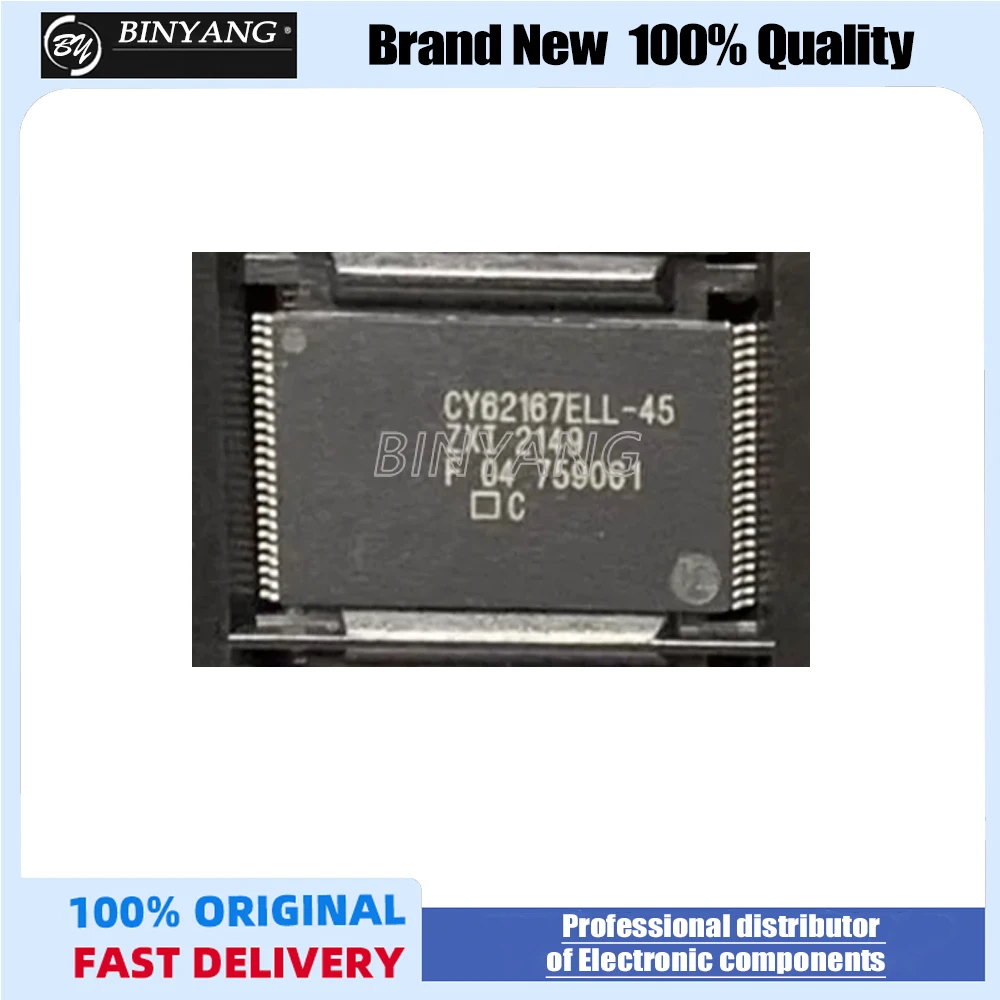 Original genuine CY62167ELL-45ZXI TSOP-48 16M static RAM memory chip