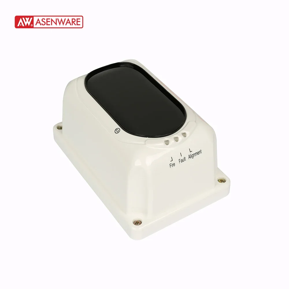 beam smoke detector for fire detection and fire alarm system linear reflector laser detector