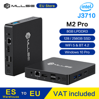 MLLSE M2 Pro Mini PC Intel J3710 CPU 8GB RAM 256GB SSD WiFi5 BT4.2 Windows 10 Mini Desktop Computer