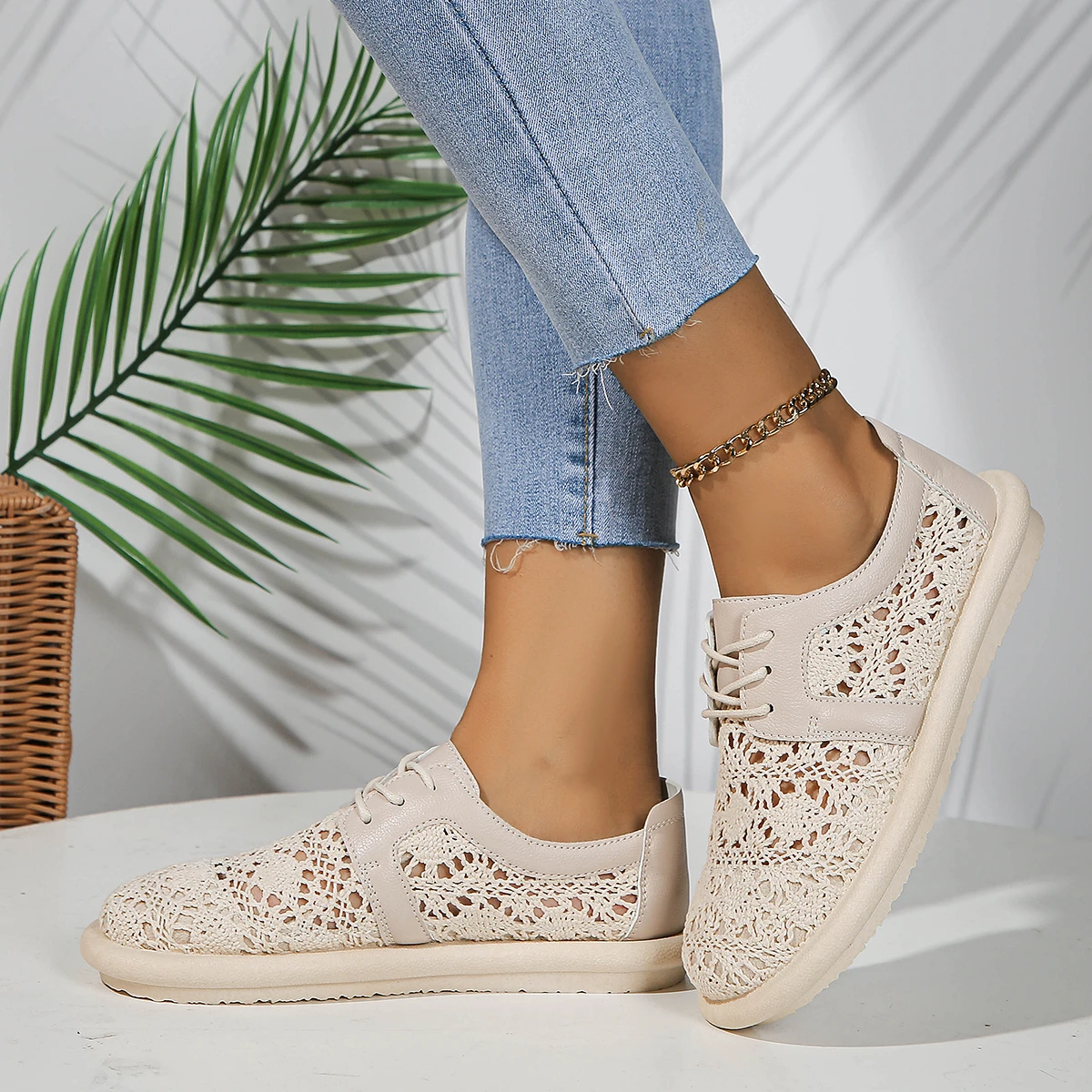 Zapatos Sandalias de verano para mujer, Sandalias planas para mujer, zapatos de diseñador, zapatos de plataforma transpirables de cuero genuino, sandalias informales para mujer