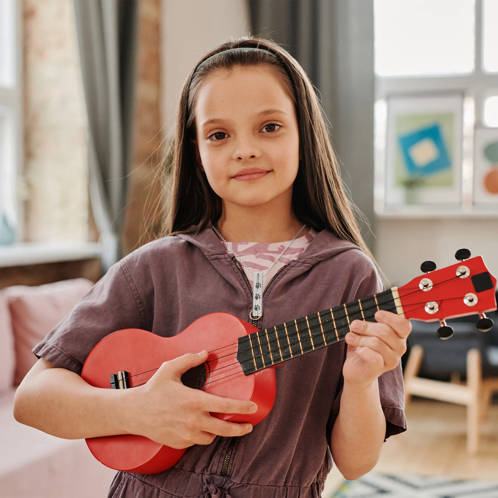 จี้สร้อยคอใส่เถ้ากระดูกสำหรับเก็บรักษาเป็นที่ระลึก ทำจากไทเทเนียมสตีล สำหรับใส่เถ้ากระดูกมนุษย์หรือสัตว์เลี้ยงในงานศพ