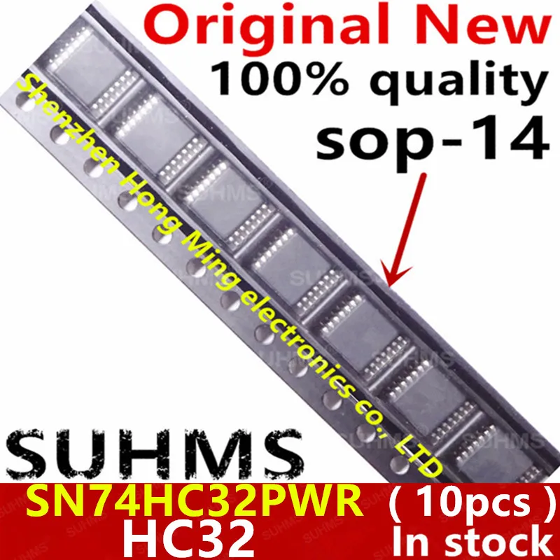 (10piece)100% New HC32 74HC32PW SN74HC32PWR sop14