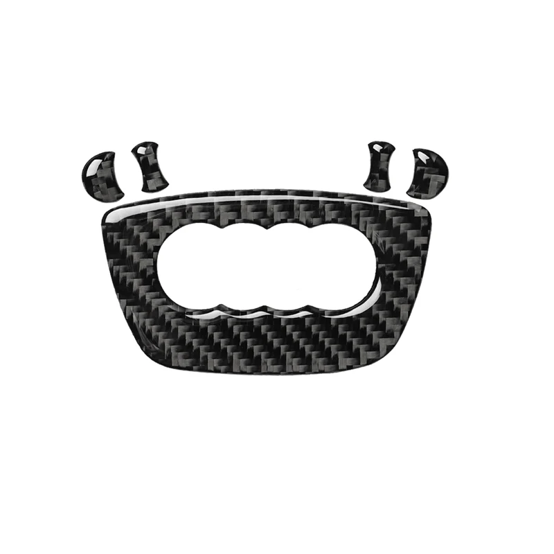 Car Steering Wheel Carbon Fiber Sticker For Audi A3 A4 B8 A6 C7 Q3 Q5 Q7 A4L A6L Decal Cover Decoration Ring Trim Accessories