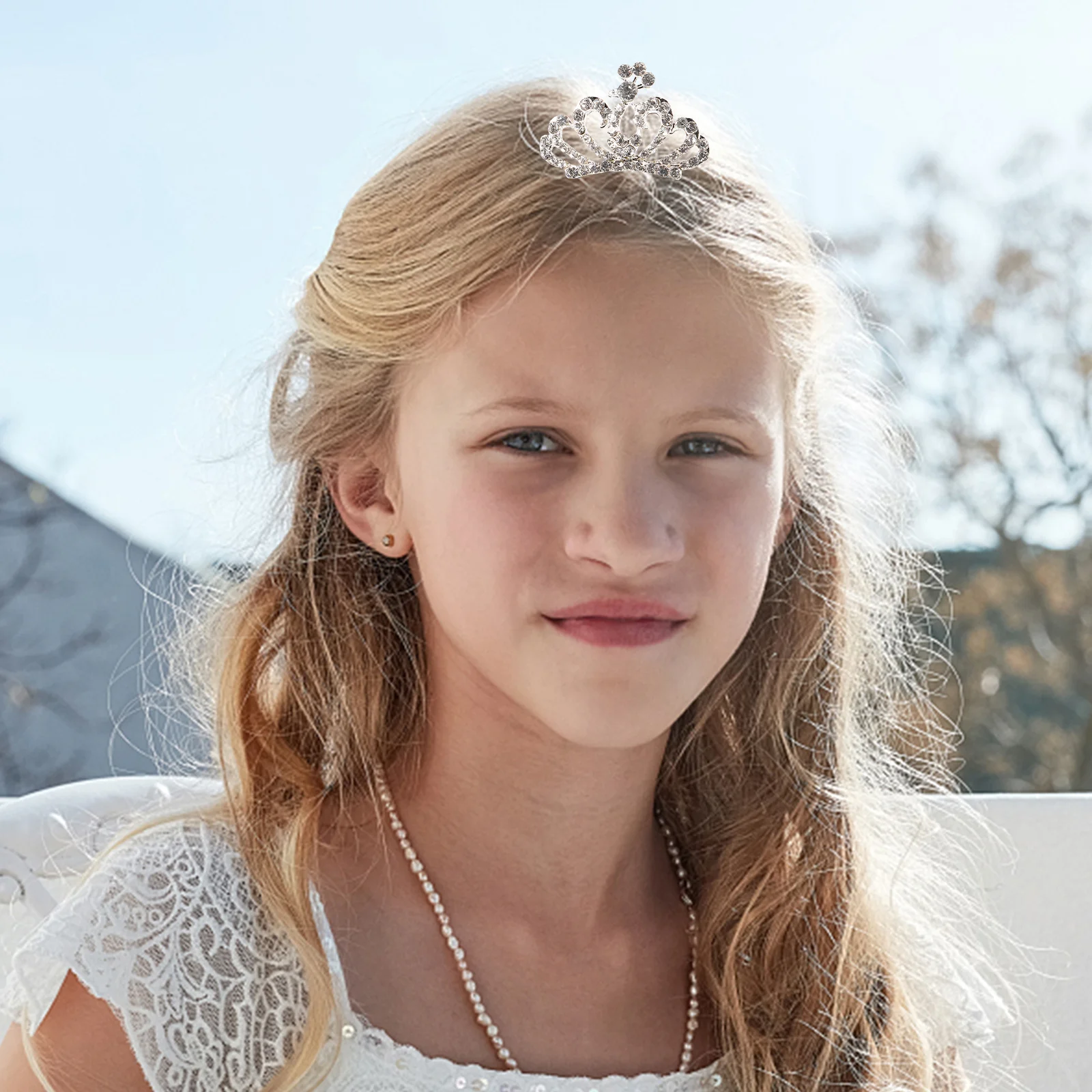 

4 шт. расческа для волос с короной для девочек, материалы премиум-класса, отличная долговечность, модный головной убор, удобный легкий головной убор со стразами