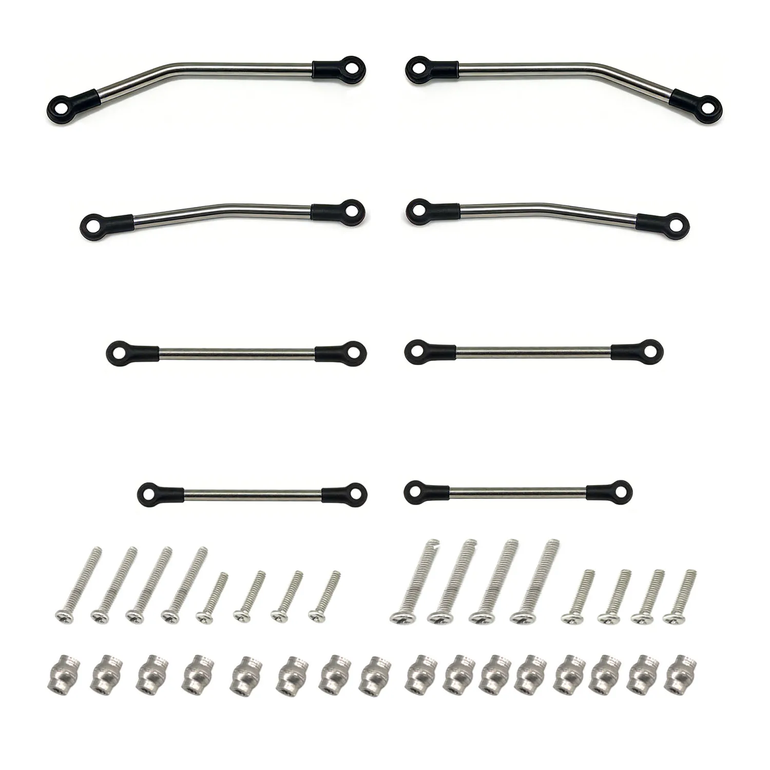 1/30 Stainless Steel Curved Rods & Steering Rods For Axial SCX30  RC car upgrade parts