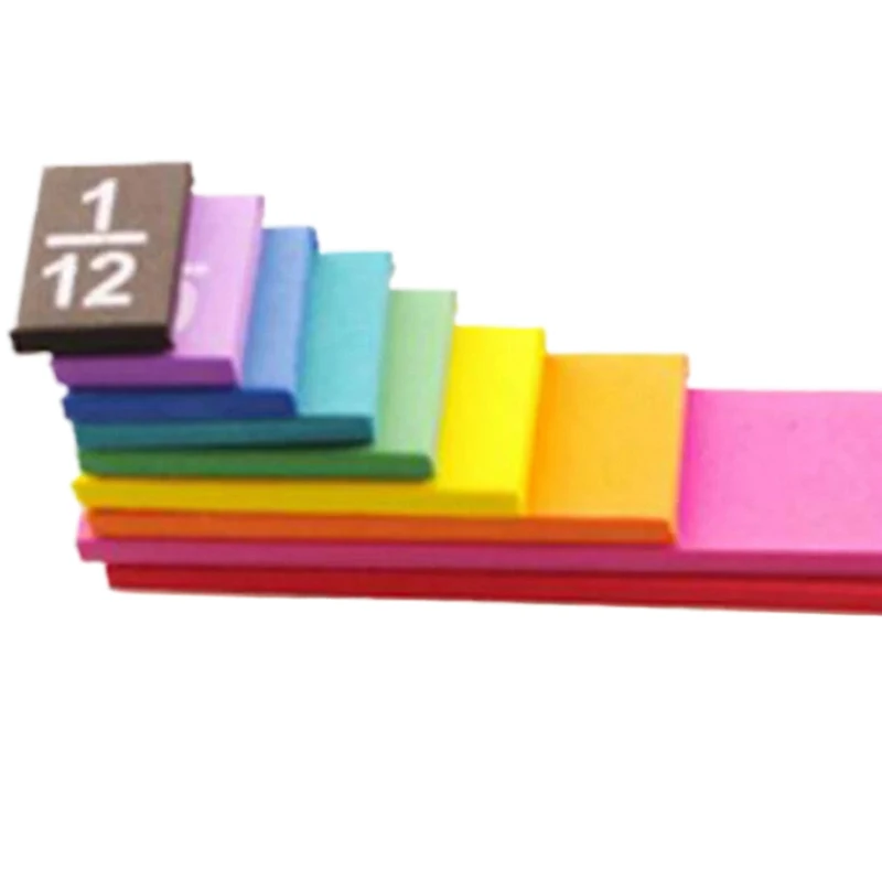 51Pcs Fraction Cubes Math Montessori Math Materials Teaching Aids Learn Fraction Equivalences Props For Kids Educational Early